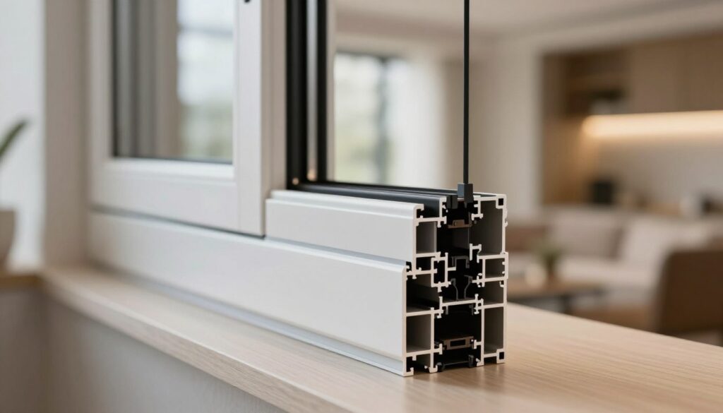Abstandhalterprofil für moderne Fenster