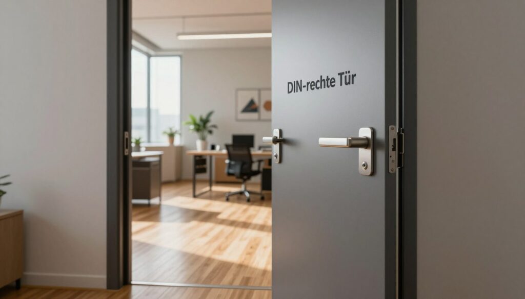 DIN-rechte Tür