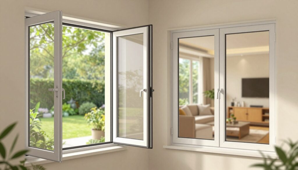 Fenster Öffnungsarten