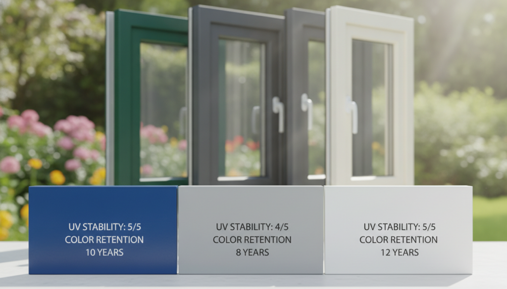 Fensterprofile Farbauswahl und UV-Beständigkeit