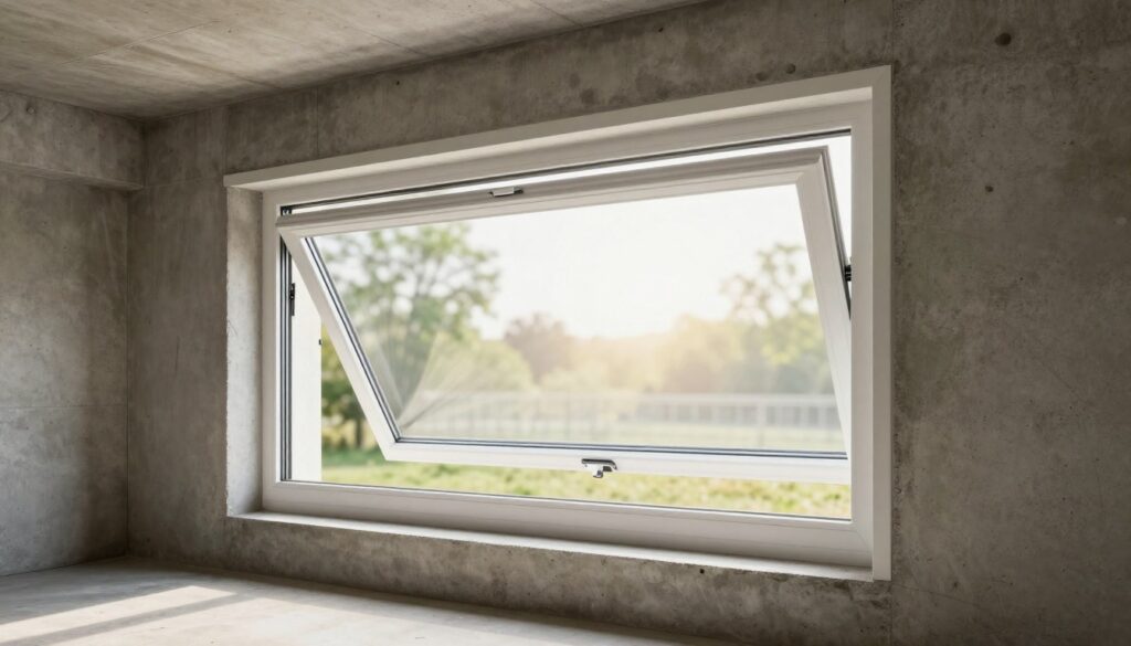 Kellerfenster aus Kunststoff