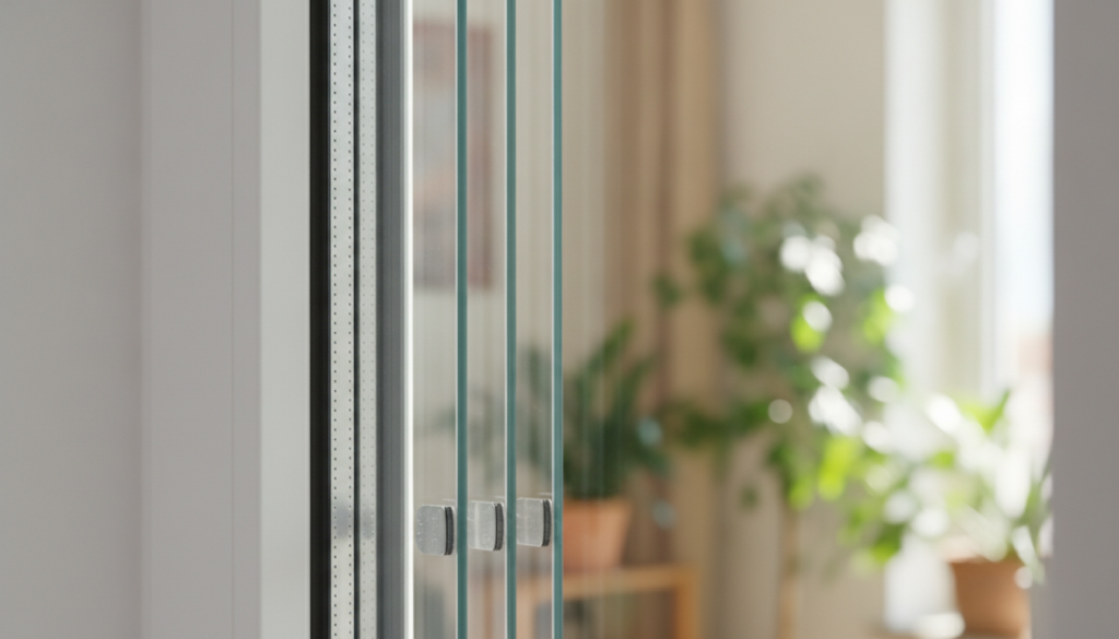 Kunststofffenster Verglasung
