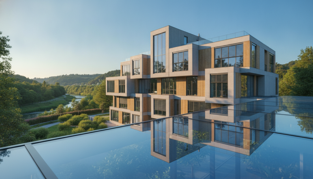 Moderne Verglasungssysteme für energieeffiziente Neubauten