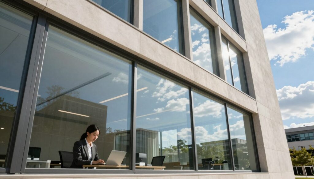 Sonnenschutz für Fenster und Gebäude