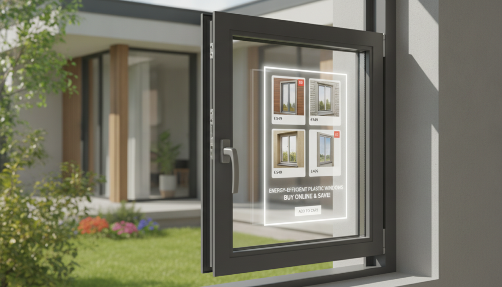 anthrazit Kunststofffenster online kaufen