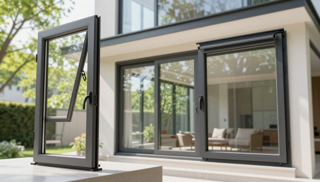 moderne Fensteröffnungsarten